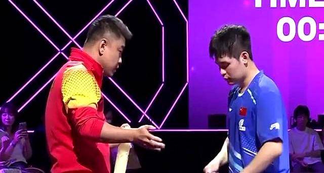 包含中国乒乓球队绝地反击比利时乒乓球队，波尔送出助攻的词条